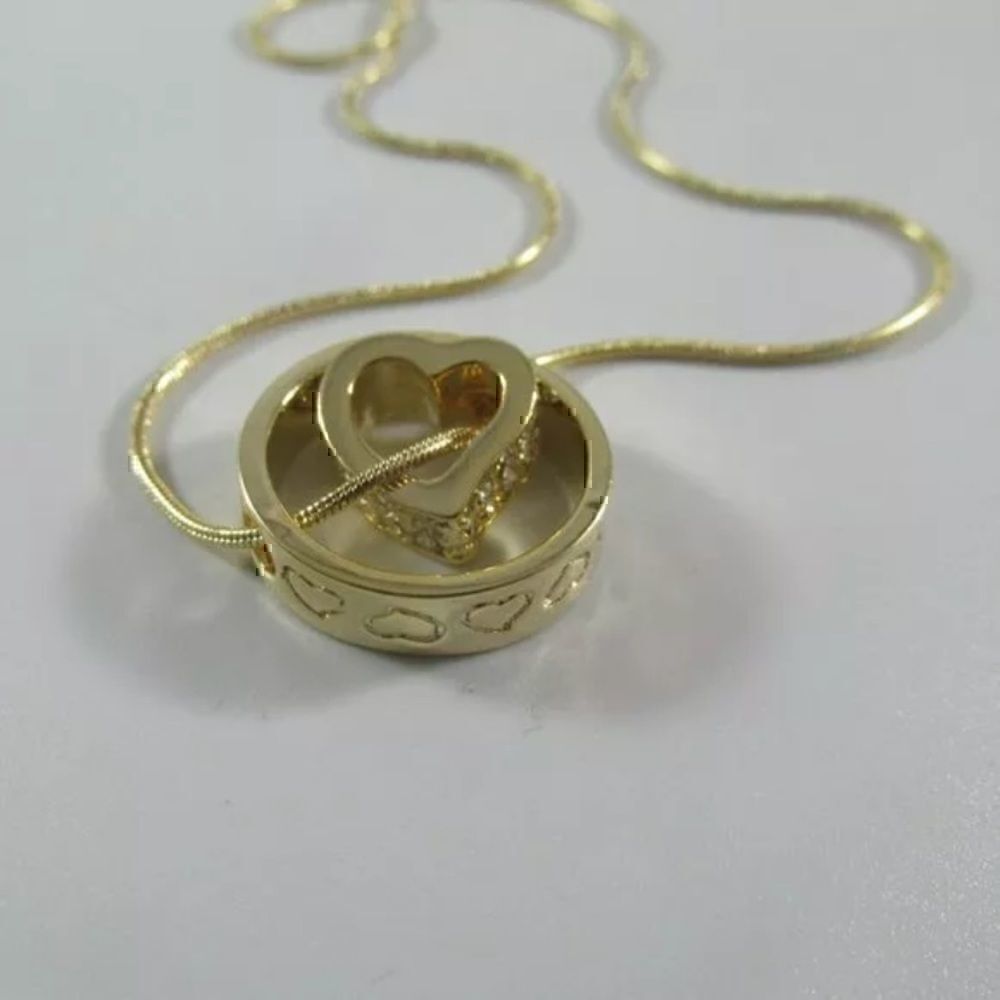 NWT Swarovski Elements 14k Gold Plated Sweetheart Necklace